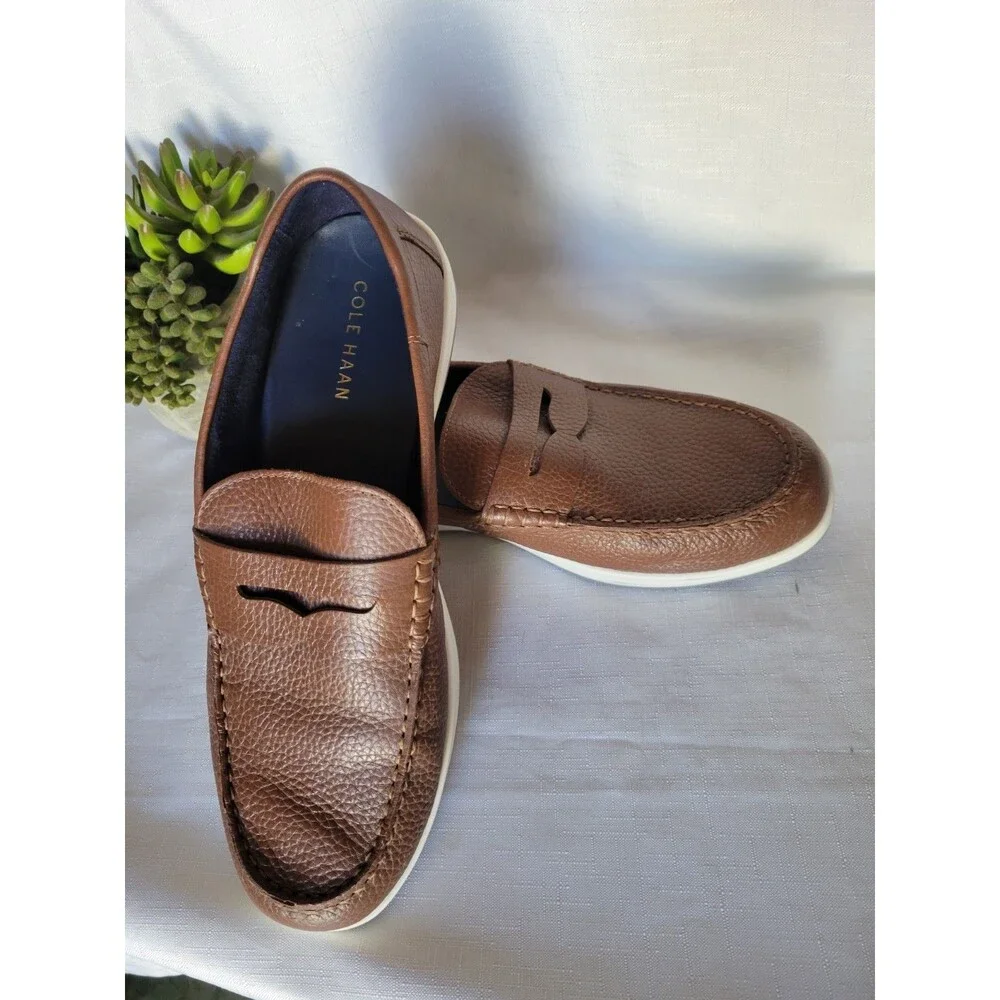 Cole Haan Nantucket Penny Loafer Men’s Size 9.5 Brown Leather C28514